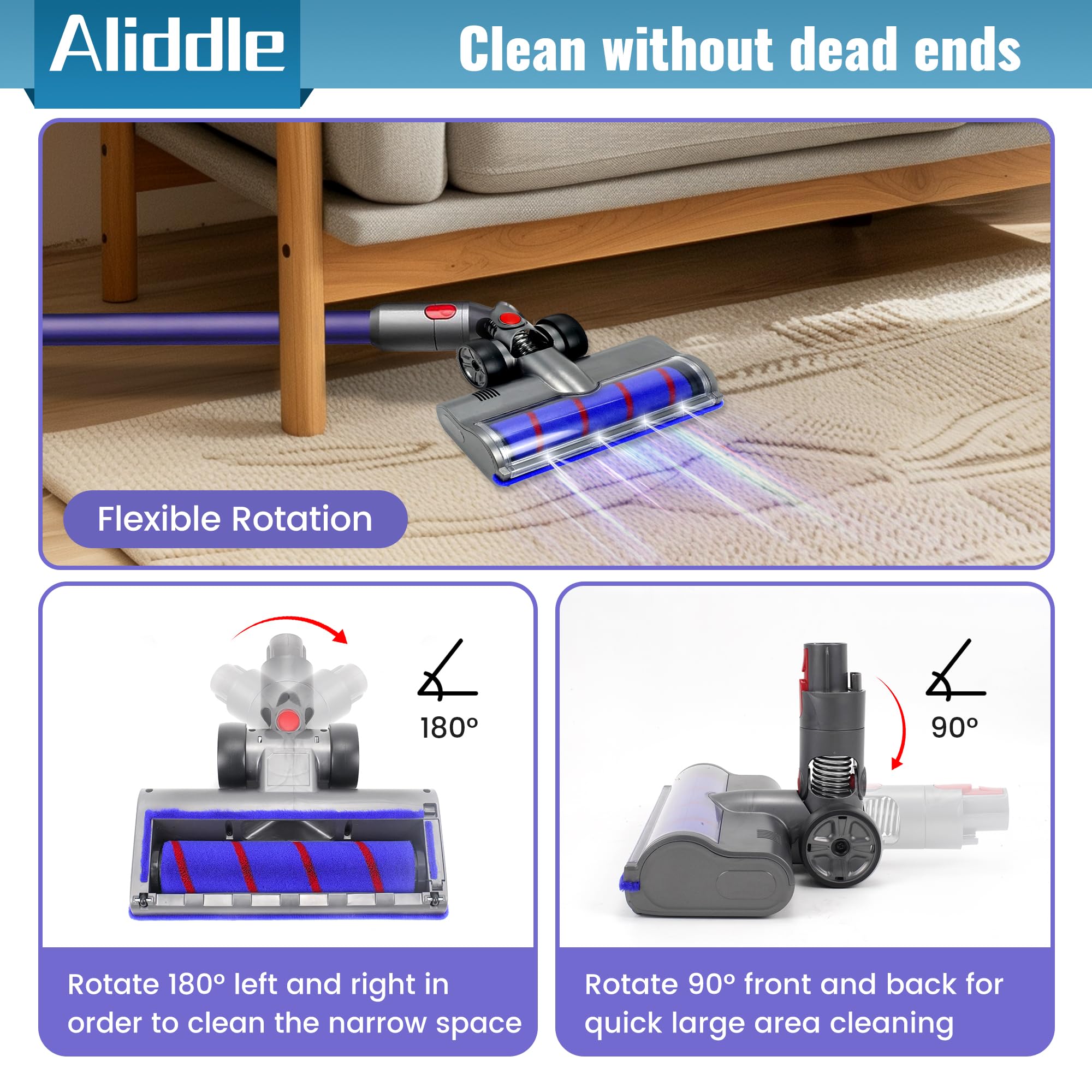 Amazon.com: ALIDDLE Vacuum attachments for Dyson V7 V8 V10 V11 V15
